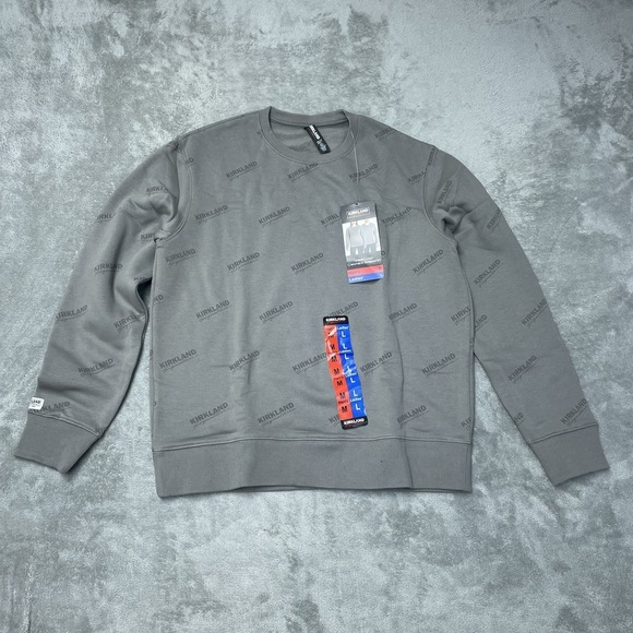 Kirkland Signature Tops - Kirkland Signature Unisex M Crewneck Sweatshirt Gray H0938